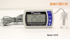 盤錦認(rèn)證的報(bào)警溫度計(jì) 內(nèi)外傳感器