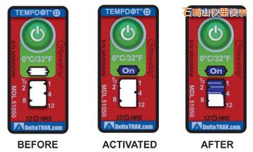 石嘴山溫度指示標簽 累計上升時間/溫度的標簽